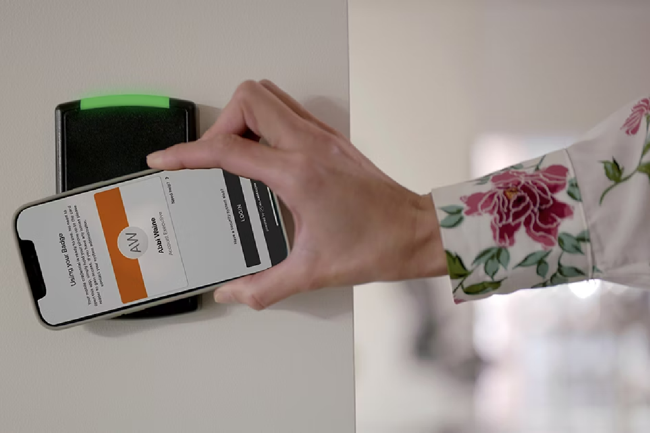 access control phone scan