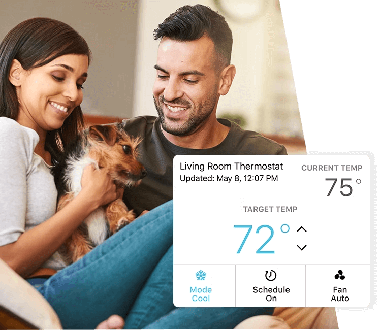 smart thermostat for family