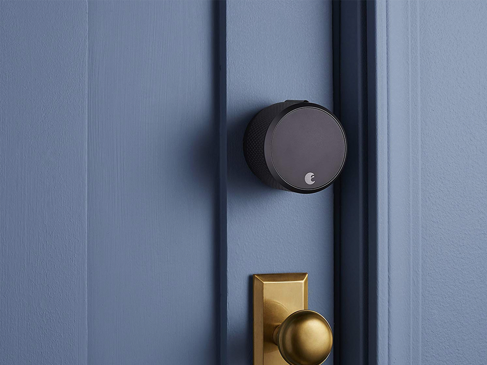 august-smart-lock-on-door