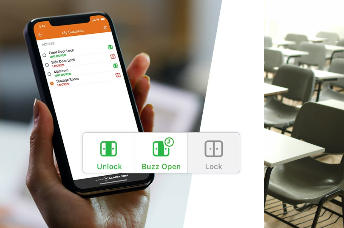 modern business access control system for schools