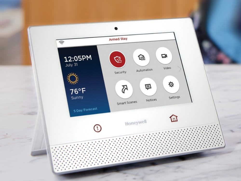 Lyric Keypad on table