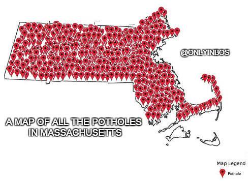 massachusetts pothole map