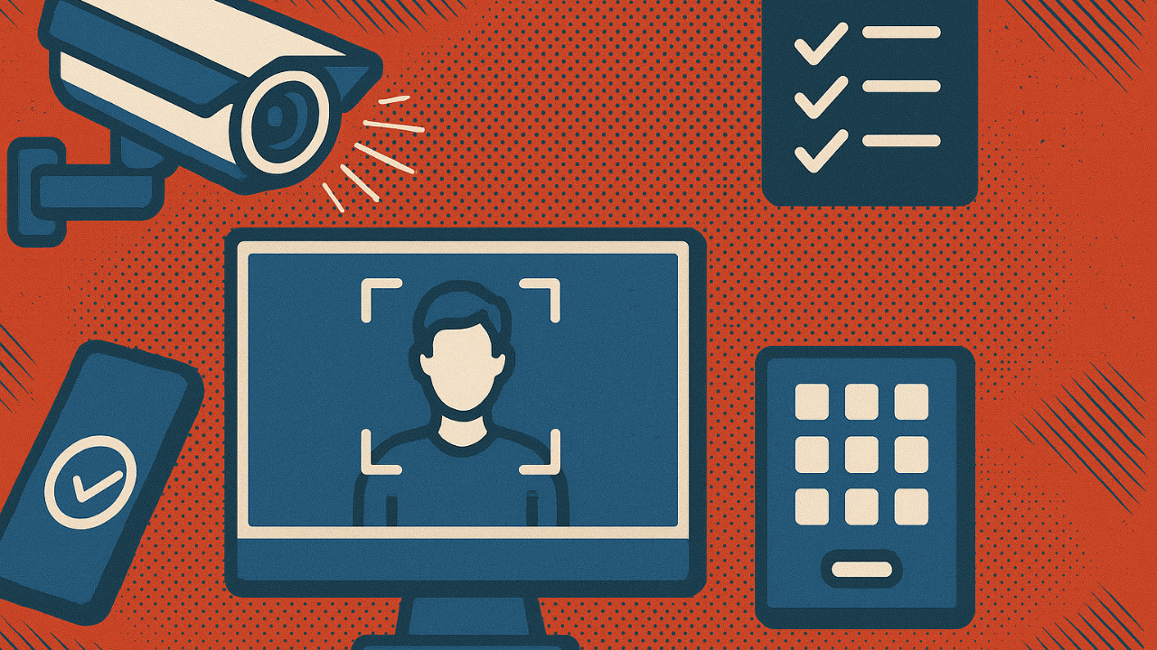 graphic of security tech